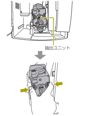 全自動コーヒーマシン】（ESAM03110）抽出ユニットのお手入れ | デロンギ